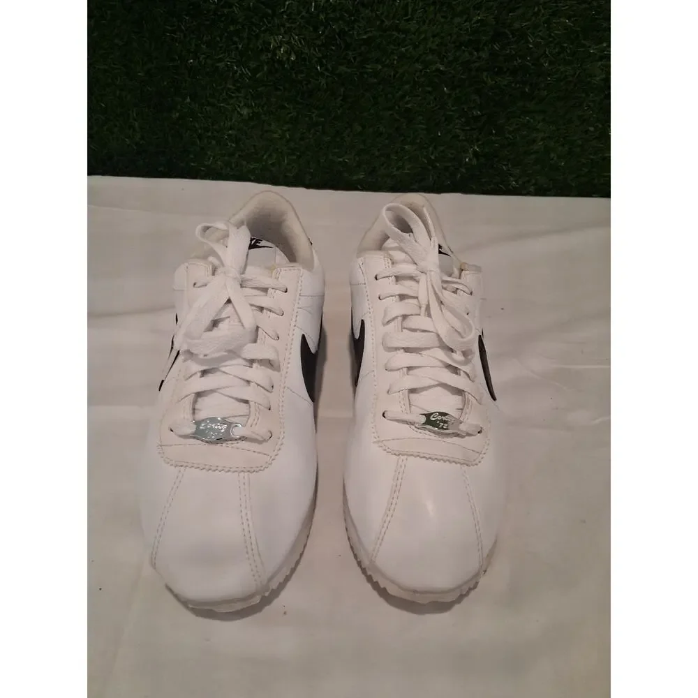 Nike Cortez Basic Leather White Black Classic Men's Shoes Size 8 819719-100